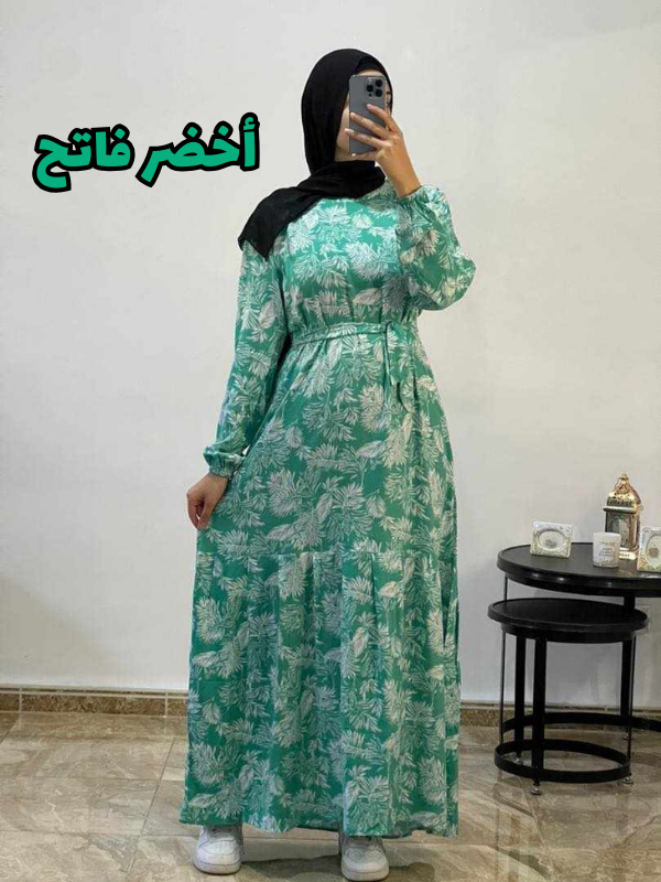 الفستان الأنيق لصيف للمتحجبات 💞🥰 سعر أرررض